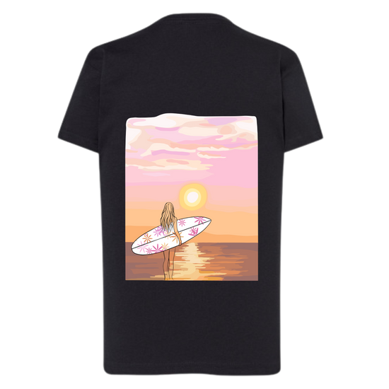 T-shirt Surf, sea & sunset enfant