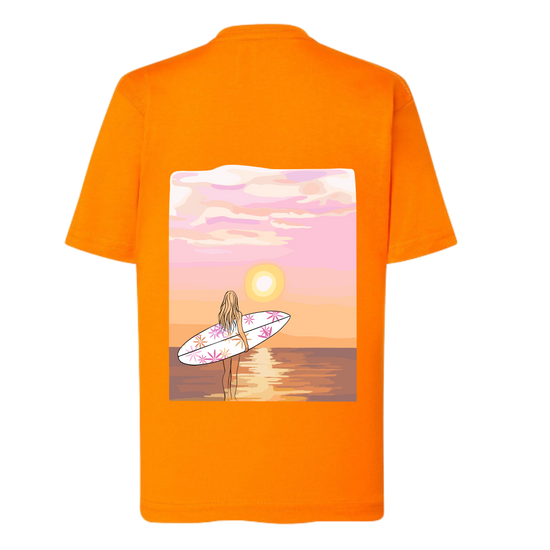 T-shirt Surf, sea & sunset enfant