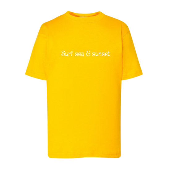 T-shirt Surf, sea & sunset adulte