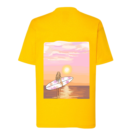T-shirt Surf, sea & sunset enfant