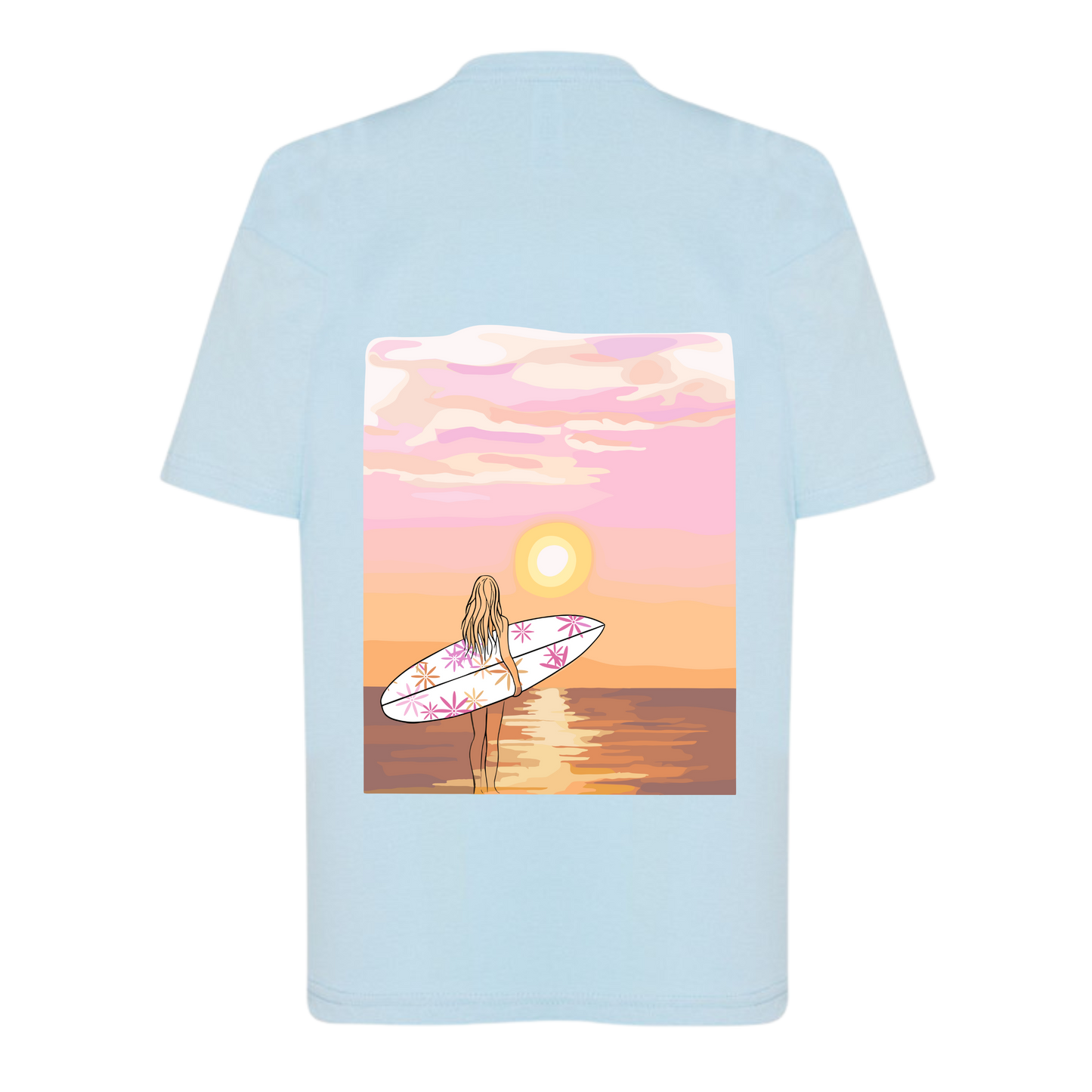 T-shirt Surf, sea & sunset enfant
