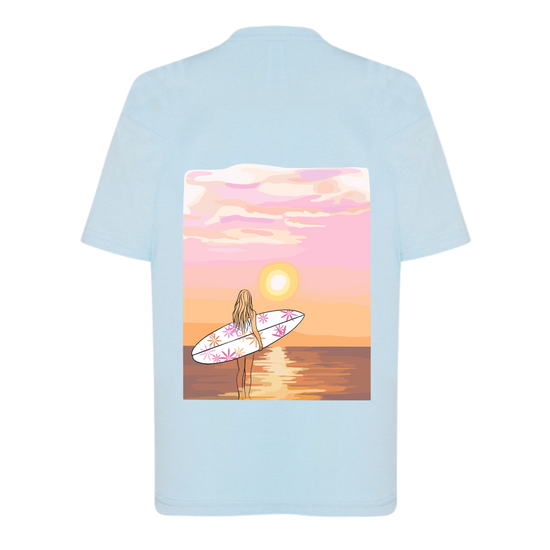 T-shirt Surf, sea & sunset enfant