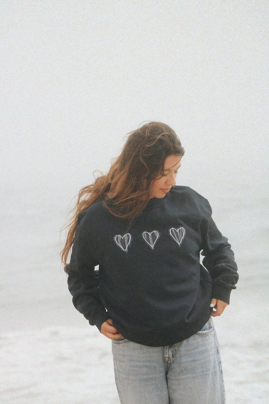 Sweat Trio de Cœurs – Cousus Main