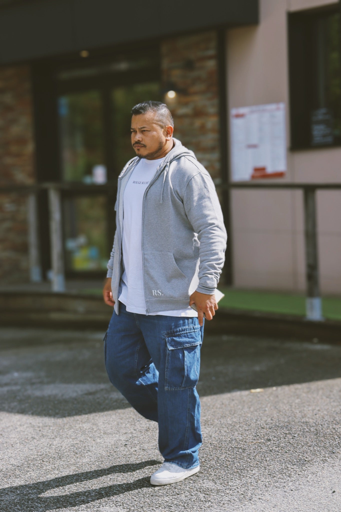 Sweat zippé mixte