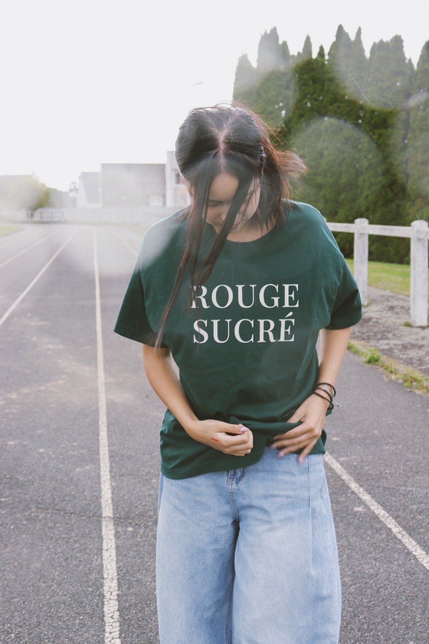 T-shirt mixte coupe boxy