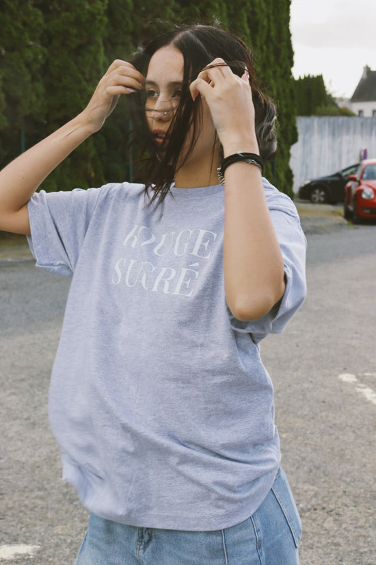 T-shirt mixte coupe boxy