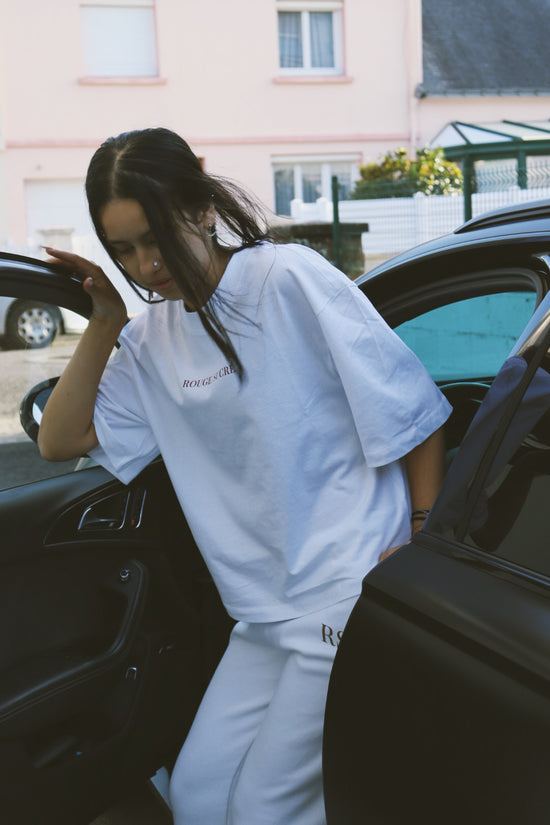 T-shirt Oversize Blanc Femme