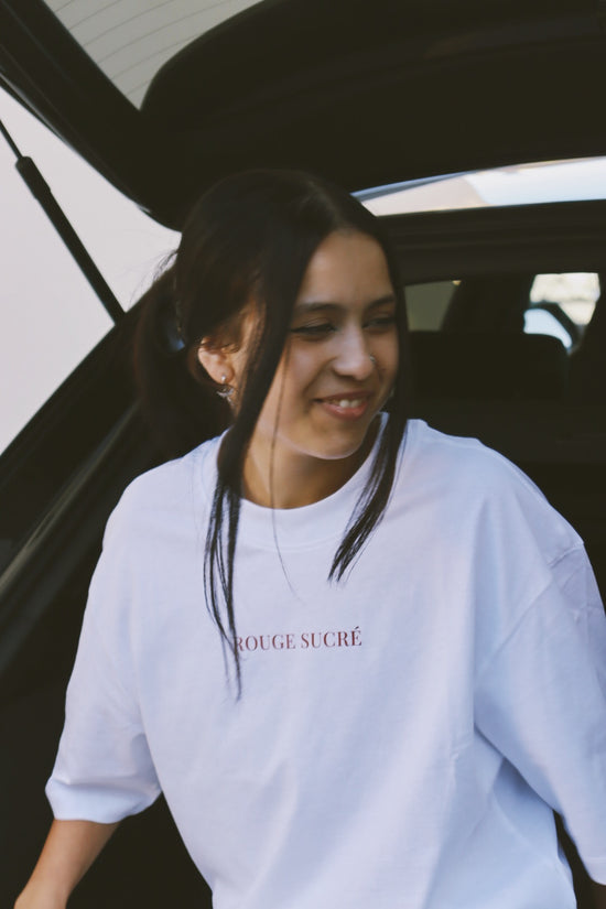T-shirt Oversize Blanc Femme