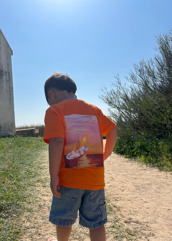 T-shirt Surf, sea & sunset enfant