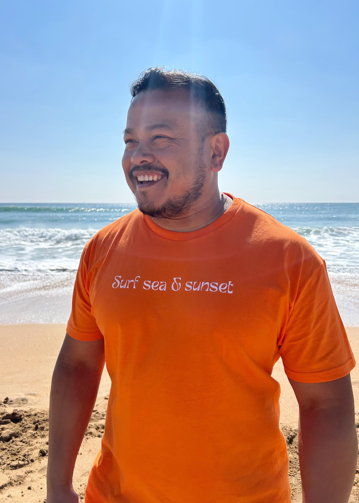 T-shirt Surf, sea & sunset adulte