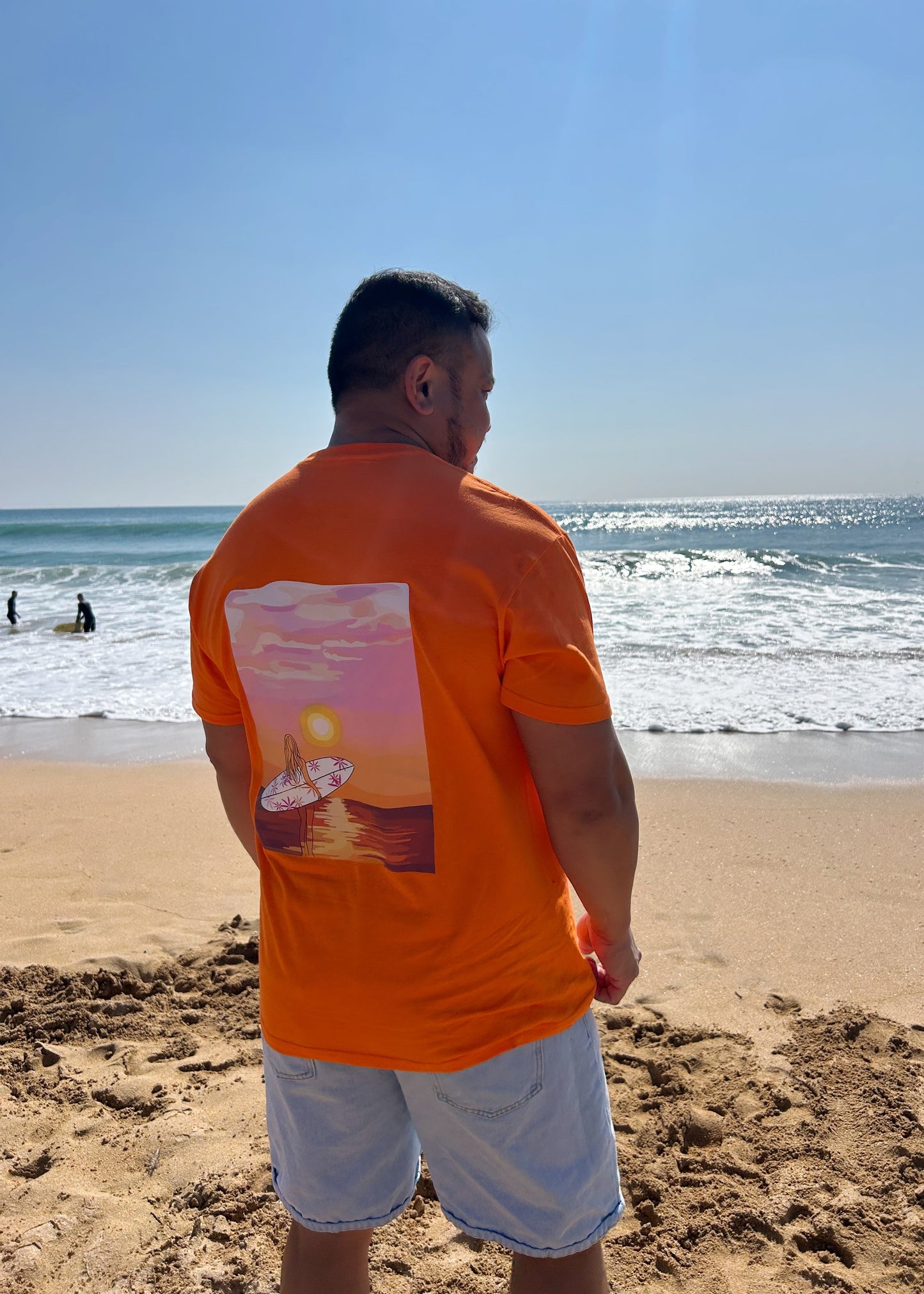 T-shirt Surf, sea & sunset adulte