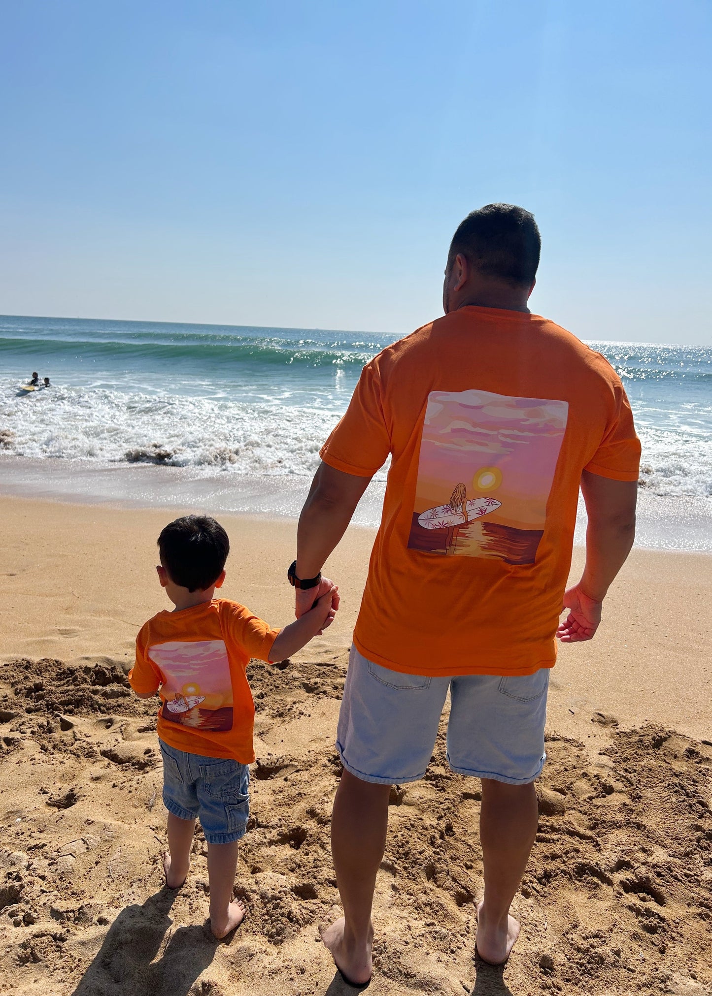 T-shirt Surf, sea & sunset adulte