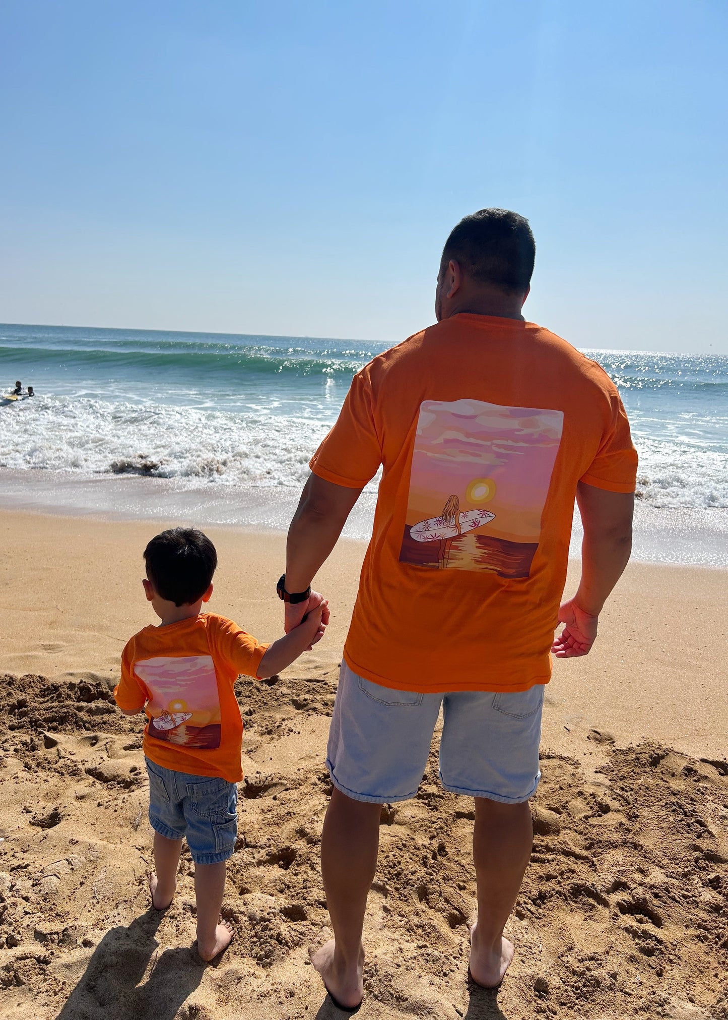 T-shirt Surf, sea & sunset enfant